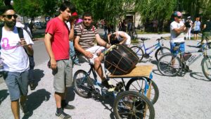 Zagreb Pride floats - no trucks here!